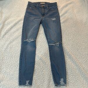 Madewell 9” High Rise Skinny Jeans Size 28